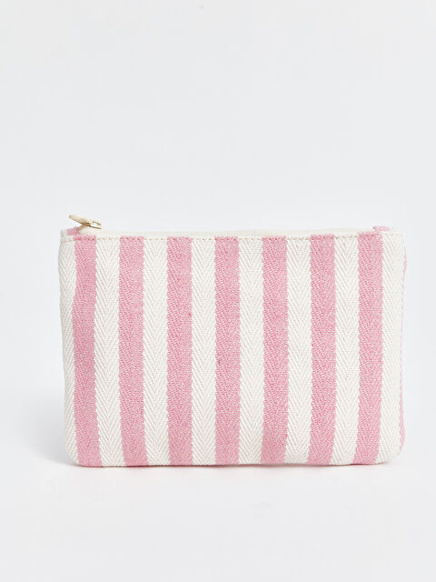 LCW ACCESSORIES Çizgili Kadın Cüzdan - S4NY15Z8-LHK