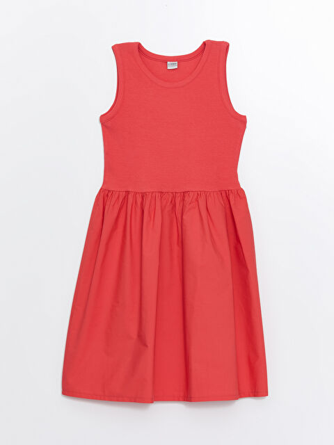 LCW Kids Crew Neck Girls' Dress - S4NY49Z4-KYV