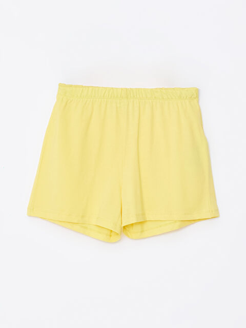 LCW Young Beli Lastikli Kadın Şort Pijama Altı - S4O064Z8-FSG