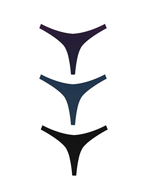 Cottonhill Basic Lazer Kesim Tanga Külot 3'lü Paket - S4O152Z8-QF8