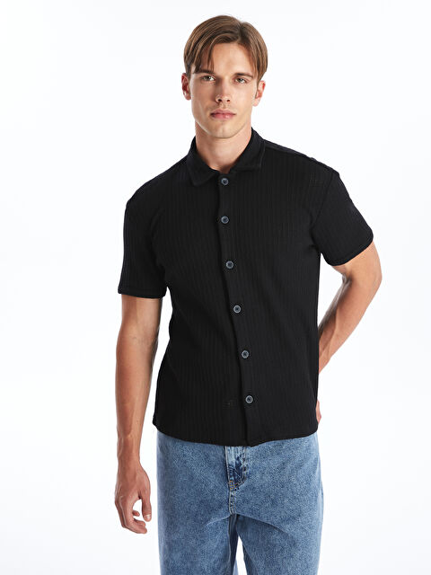 XSIDE Regular Fit Kısa Kollu Erkek Gömlek - S4O299Z8-RQL