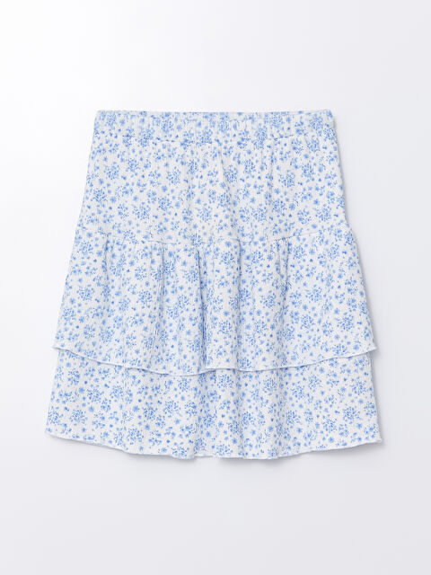 LCW Kids Beli Lastikli Kız Çocuk Etek - S4O345Z4-LQK