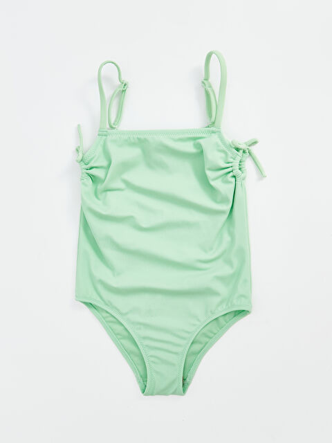 LCW Kids Kare Yaka Kız Çocuk Mayo - S4O406Z4-FUQ