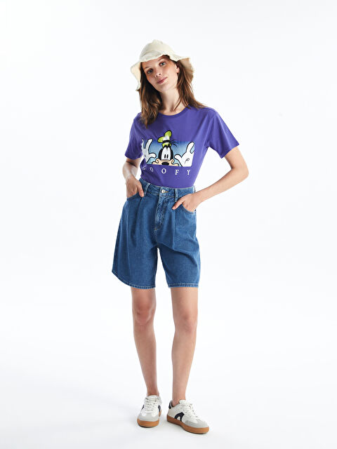 LCW Jeans Bermuda Fit Kadın Jean Şort - S4O427Z8-507