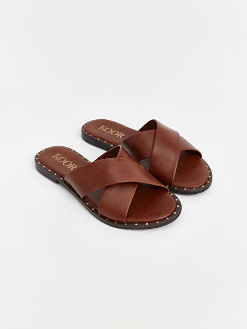 KOOR Çapraz Bantlı Kadın Terlik - S4O541Z8-CZR