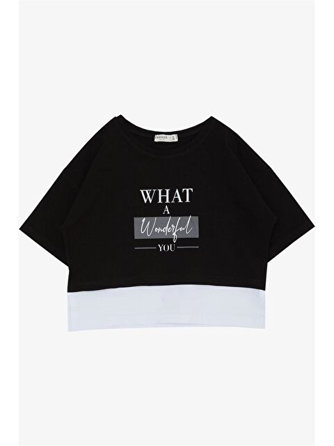 Breeze Bisiklet Yaka Kız Çocuk Tişört - S4O677Z4-HEG