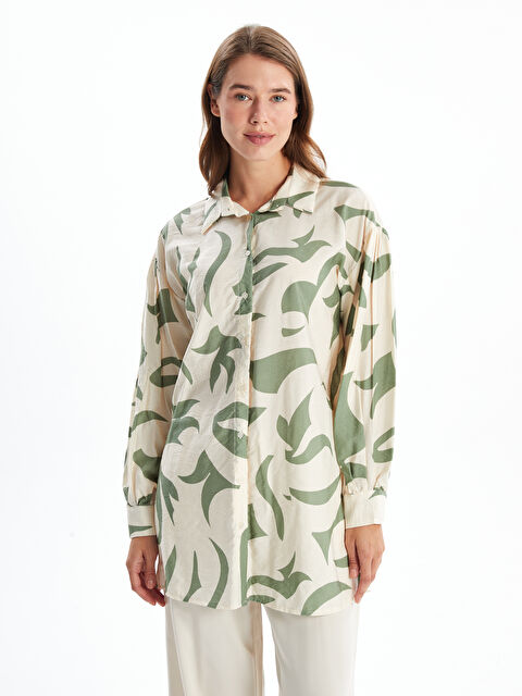 LCW Modest تونیکی کراسی نەخشدار بۆ ژنان - S4O716Z8-LRA