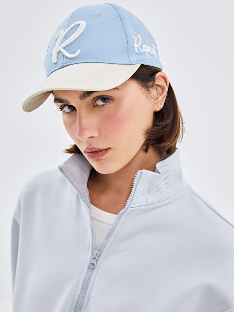 LCW ACCESSORIES Yazı Nakışlı Kadın Kep Şapka - S4O848Z8-QZ7