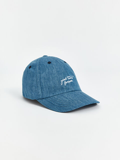 LCW ACCESSORIES Yazı Nakışlı Kadın Kep Şapka - S4O849Z8-DU2