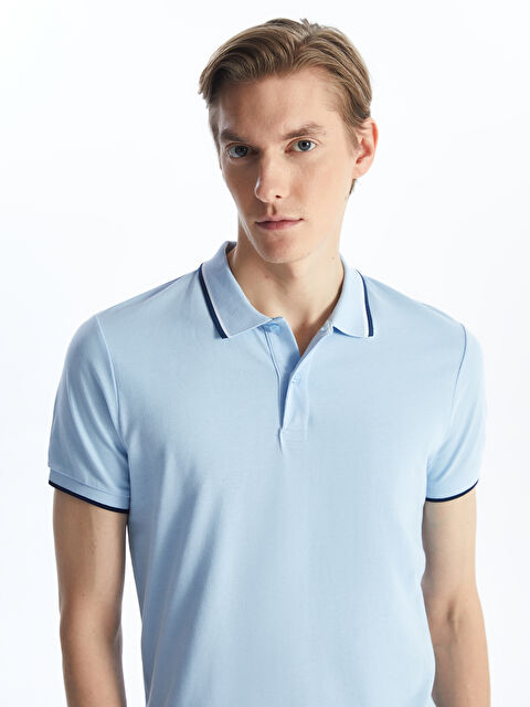 LCWAIKIKI Classic Поло яка Къс ръкав Пике Тениска за мъже