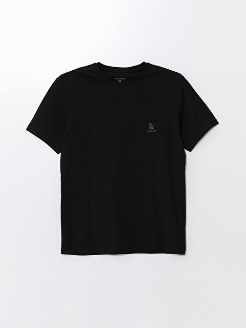 LC WAIKIKI Bisiklet Yaka Kısa Kollu Erkek Pijama Üst
