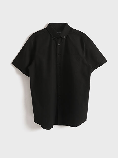 LCWAIKIKI Classic Regular Fit Short Sleeve Men's Shirt - S4OD85Z8-RQL