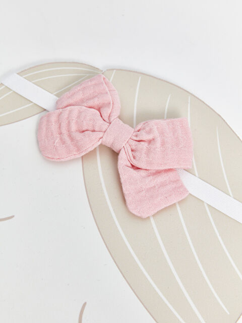 LCW baby Fiyonk Detaylı Kız Bebek Saç Bandı