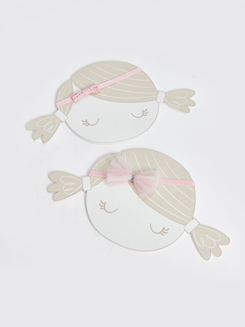 LCW baby Fiyonk Detaylı Kız Bebek Saç Bandı 2'li - S4OF79Z1-JY6