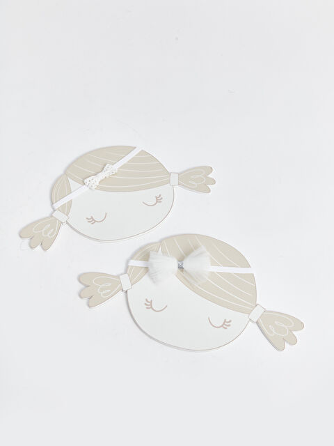 LCW baby Fiyonk Detaylı Kız Bebek Saç Bandı 2'li - S4OF81Z1-U7E