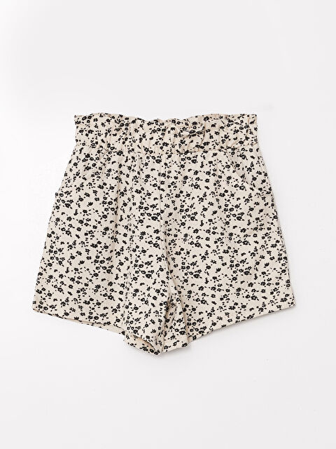LCW Kids Beli Lastikli Kız Çocuk Şort - S4OJ74Z4-LRA