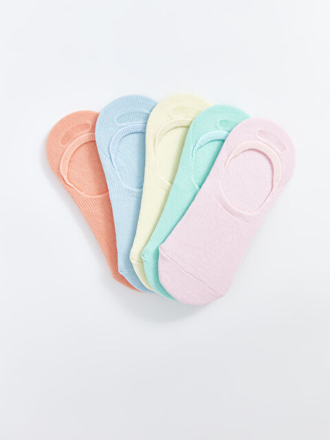 LCW Kids Basic Kız Çocuk Babet Çorap 5'li - S4OK34Z4-FWW