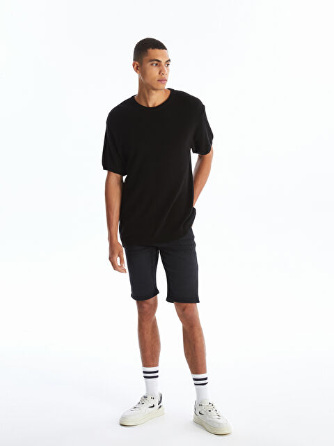 LCW Jeans Slim Fit Erkek Jean Şort - S4OM15Z8-326