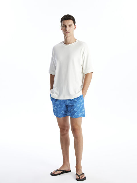 XSIDE Kısa Boy Desenli Erkek Deniz Şortu - S4OO74Z8-LQQ