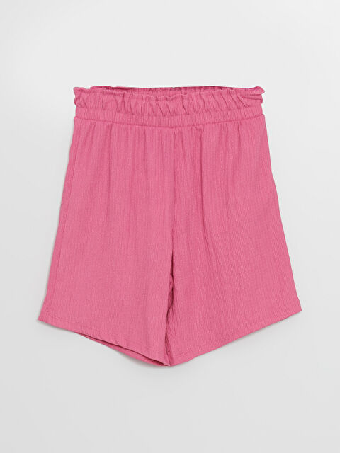 LCW Kids Beli Lastikli Kız Çocuk Şort - S4OP64Z4-GQ8