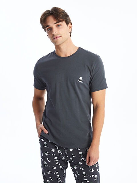 LC WAIKIKI Standart Kalıp Erkek Pijama Takımı - S4OQ19Z8-HKS