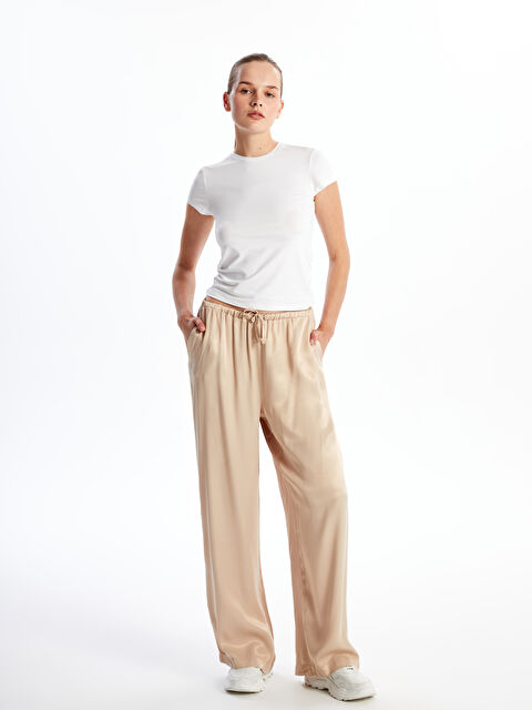 LCW Modest Beli Lastikli Kadın Pantolon - S4OS77Z8-R9J