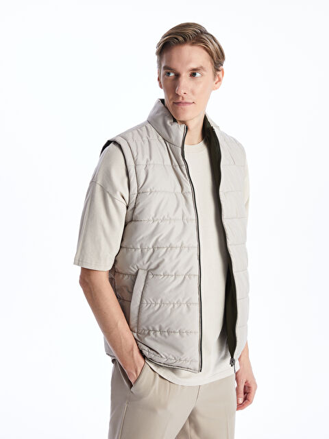 LCWAIKIKI Classic Standart Kalıp Dik Yaka Erkek Şişme Yelek - W40011Z8-HDH