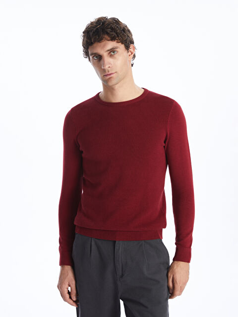 LCWAIKIKI Classic Bisiklet Yaka Erkek Triko Kazak - W40014Z8-HQG