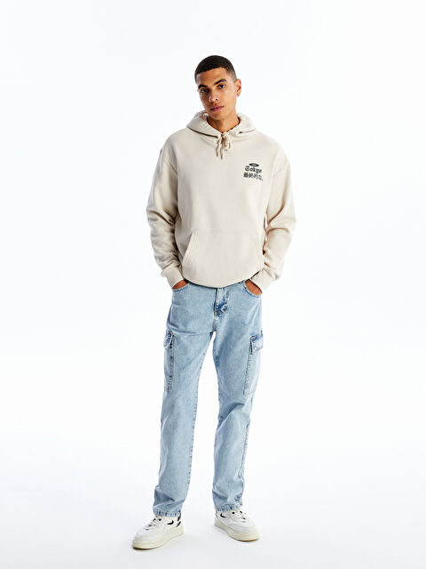 LCW Jeans 700 Straight Fit Erkek Kargo Jean Pantolon - S4EC91Z8-311