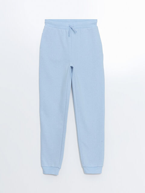 LCW Kids Beli Lastikli Kız Çocuk Kalın Jogger Eşofman Altı - W40096Z4-FND