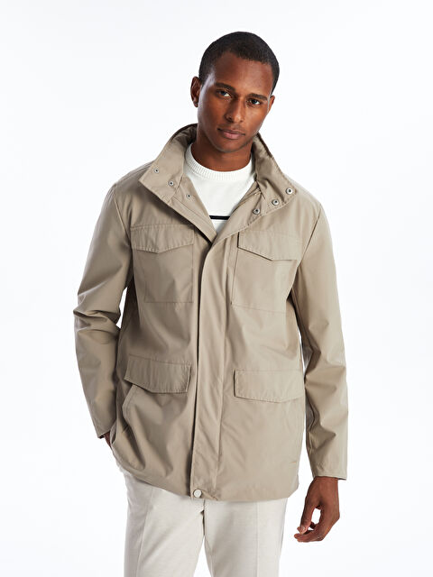 SOUTHBLUE Standart Kalıp Kapüşonlu Erkek Mont - W40236Z8-RW0