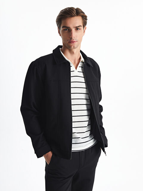 LCW Vision Standart Kalıp Gömlek Yaka Erkek Mont - W40242Z8-CVL