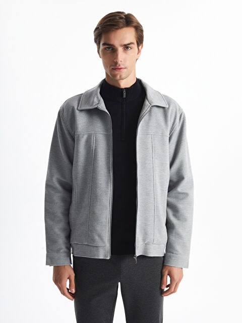 LCW Vision Standart Kalıp Gömlek Yaka Erkek Mont - W40242Z8-LAL