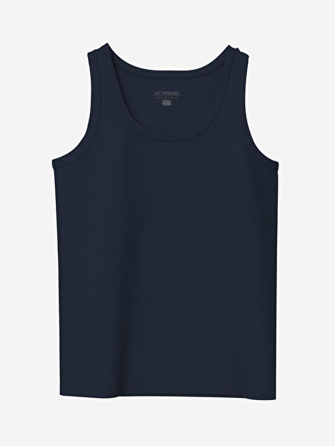 LCW Kids Bisiklet Yaka Erkek Çocuk Atlet - W40342Z4-JC7