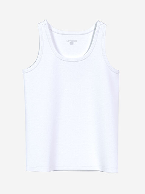 LCW Kids Bisiklet Yaka Erkek Çocuk Atlet - W40342Z4-JYX