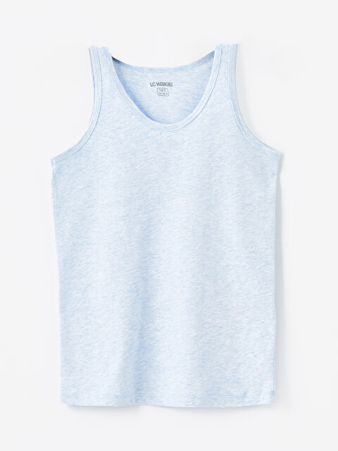 LCW Kids Bisiklet Yaka Erkek Çocuk Atlet - W40342Z4-L9D