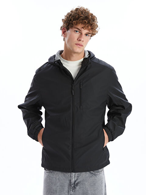 XSIDE Standart Kalıp Kapüşonlu Erkek Mont - W40436Z8-CVL