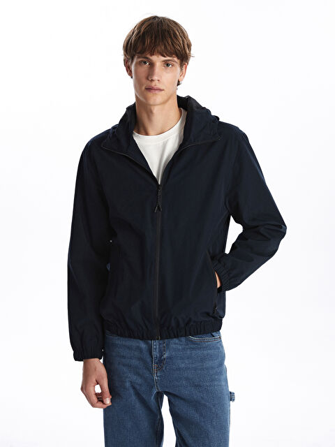 XSIDE Standart Kalıp Kapüşonlu Erkek Mont - W40438Z8-RFD