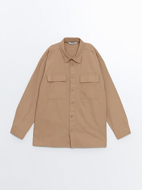 LCW Kids Rahat Kalıp Erkek Çocuk Gömlek Ceket - W40507Z4-GBY