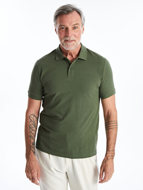 LCWAIKIKI Classic Polo Neck Short Sleeve Pique Men's T-Shirt - W40808Z8-P9S