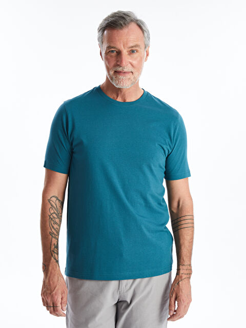 LCWAIKIKI Classic Crew Neck Jersey Men's T-Shirt - W40813Z8-HPS