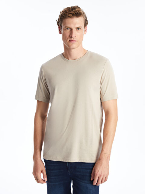 LCWAIKIKI Classic Crew Neck Jersey Men's T-Shirt - W40813Z8-SJJ