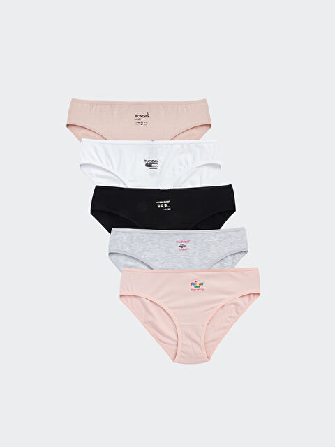 LCW Young Štampane bikini gaćice pakovanje od 5 komada - W40905Z8-G3G