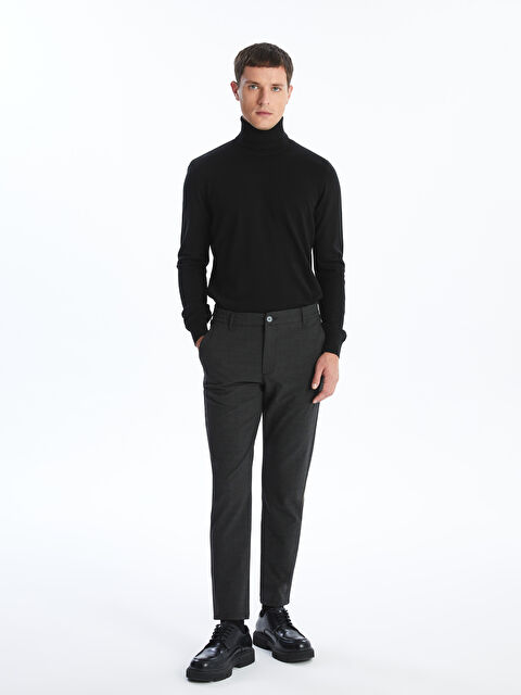 LCW Vision Slim Fit Ekose Erkek Pantolon - W40926Z8-YJB