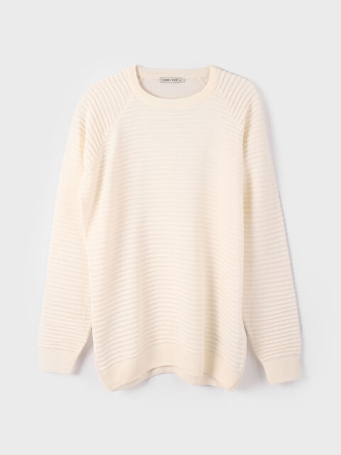 LCW Vision Textured Men's Knit Sweater - W40947Z8-R9J