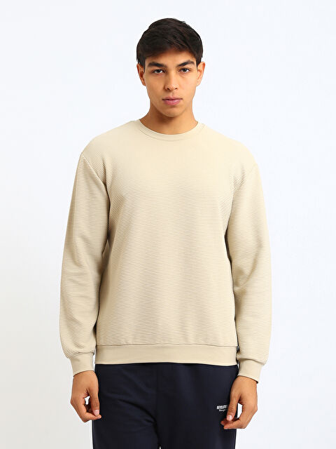 LCW Vision Crew Neck Men's Sweatshirt - W40952Z8-HZZ