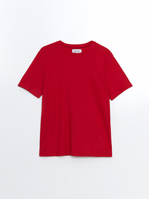 LCW Vision تيشيرت برقبة دائرية وكم قصير للرجال - W40966Z8-HPM