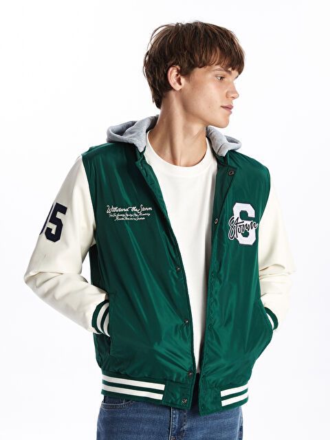 XSIDE Standart Kalıp Kolej Yaka Erkek Mont - W41022Z8-VAN