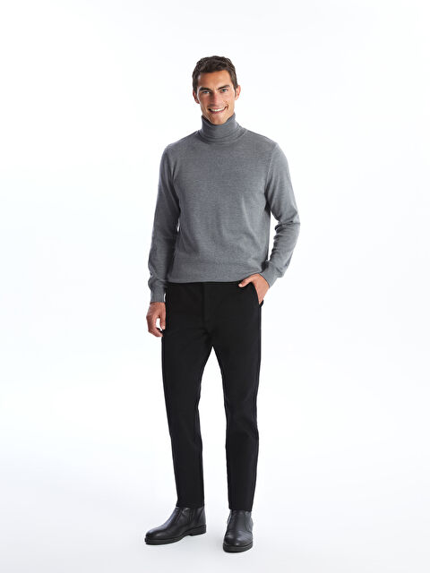 LCWAIKIKI Basic بنطلون تشينو بقصة نحيفة للرجال - W41032Z8-CVL