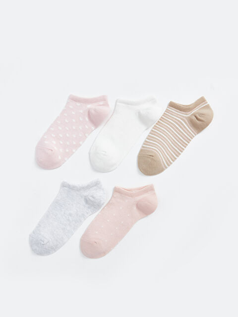 LCW DREAM Desenli Kadın Patik Çorap 5'li - W41191Z8-G4V